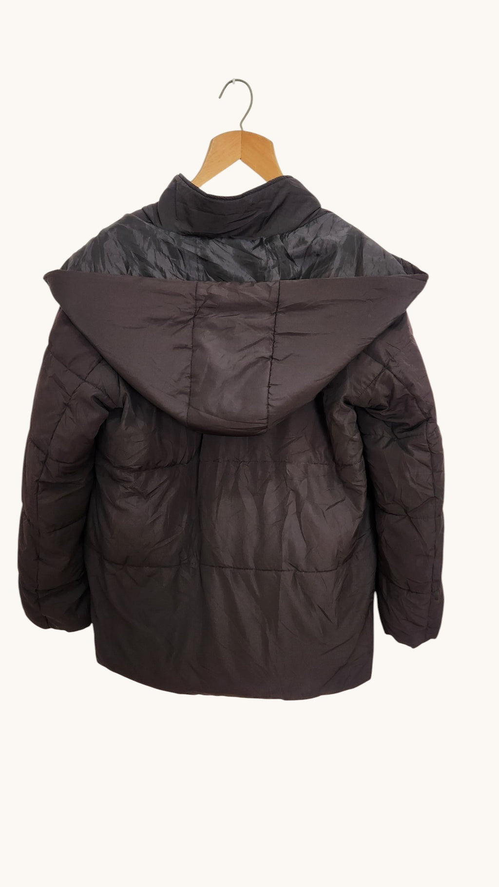 ONLY Women's Black Oversized Puffer Jacket – Size S