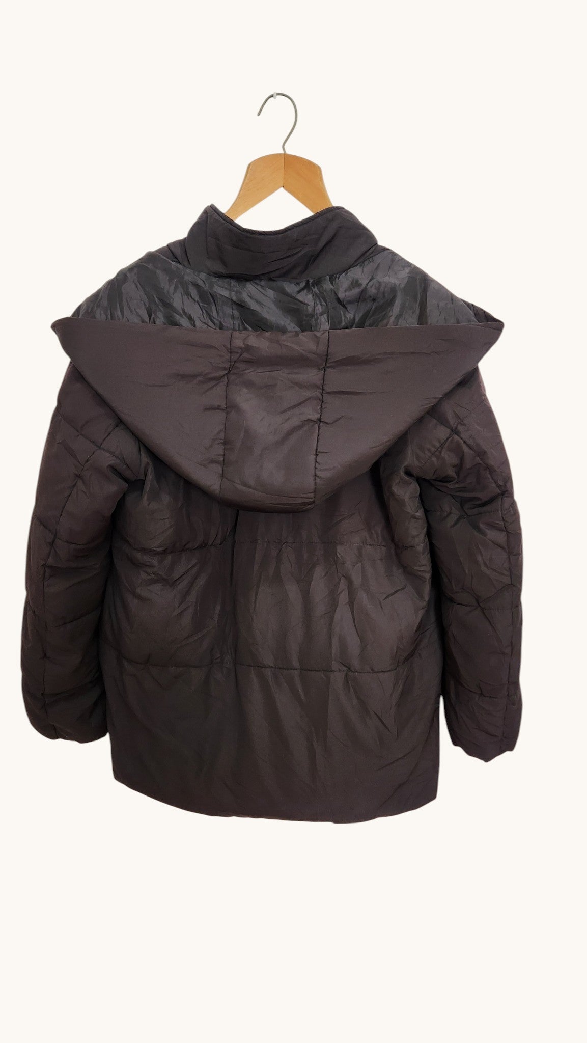 ONLY Women's Black Oversized Puffer Jacket – Size S