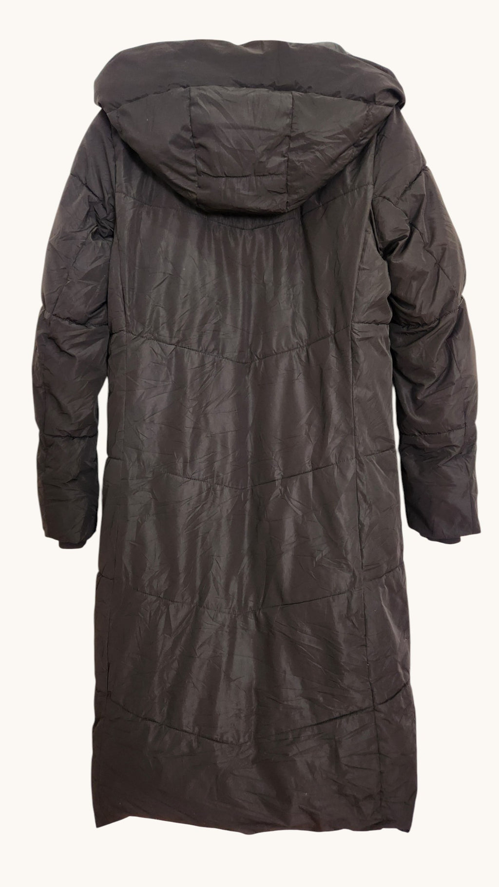 Women's Everme Long Hooded Puffer Coat – Black – UK 8 / EU 36