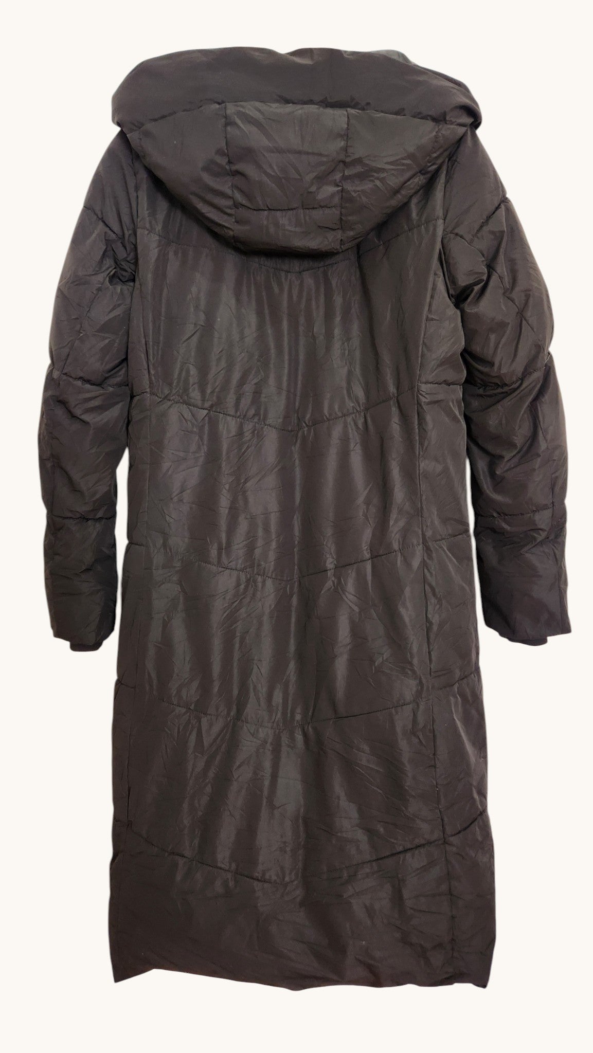 Women's Everme Long Hooded Puffer Coat – Black – UK 8 / EU 36