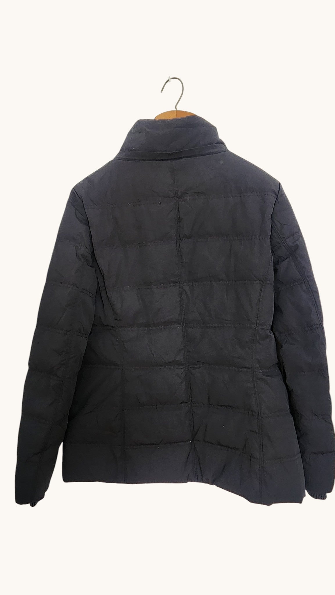 Women's Esprit Quilted Puffer Jacket – Black – Size M