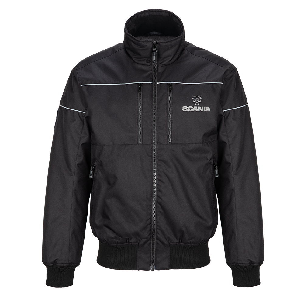 Scania Softshell Bomber Jacket – Black – Size XL
