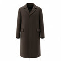 Damo Donna Cashmere Blend Long Coat – Dark Chocolate Brown – Size UK 20